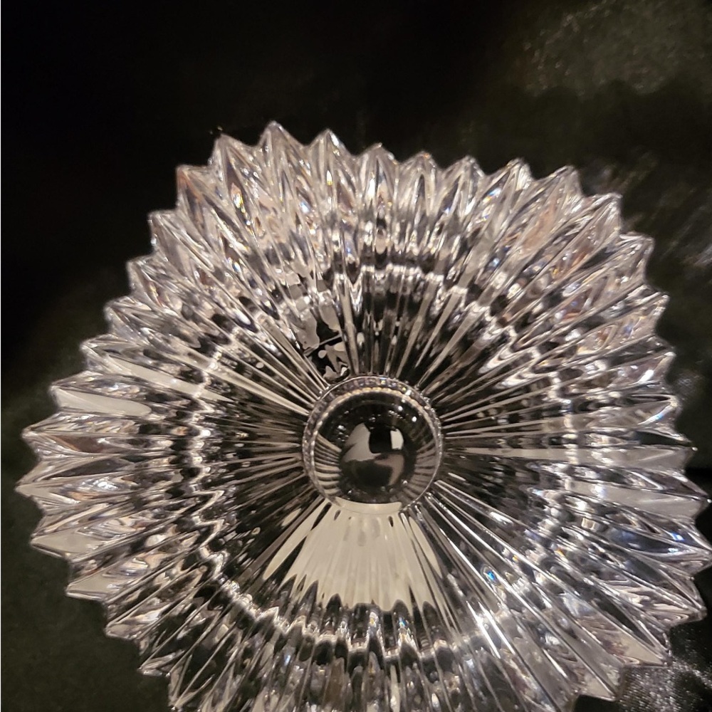 Mikasa Silver Glass Art Intricate Patterns